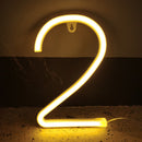 LED Neon Light Letter Sign Wedding Proposal Arrangement Decor Lamp (Two) Newly