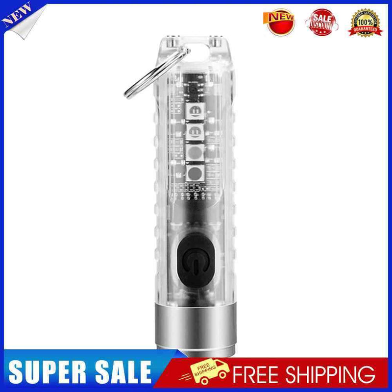 #A SST20 LED Keychains Flashlight 400lm Waterproof 260mAh Pocket UV Purple Light