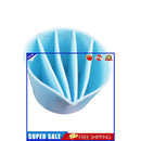 Split Color Mixing Cups for Paints Art Tool 5 Channels Pouring Cup Blue (9)