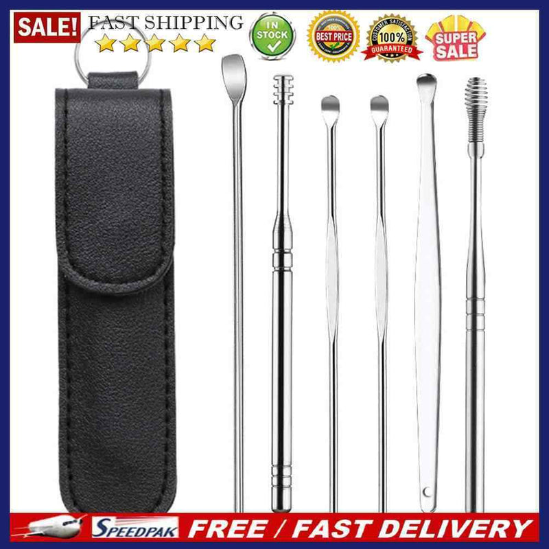 Stainless Steel Piercing Tool Ear Nerves Massage Pressure Relieve Home Access