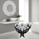 Animal Shape Toilet Paper Rack Free Standing Tissue Roll Paper Holder (D) Newly