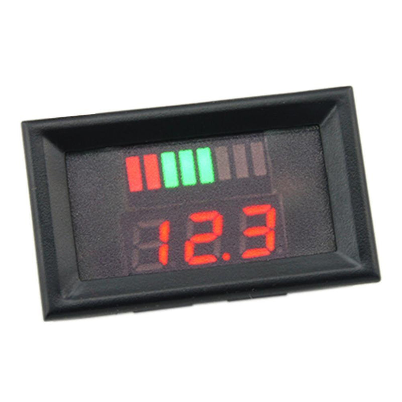 72V DC Digital Lead Acid Battery Capacity LED Indicator Voltmeter Tester