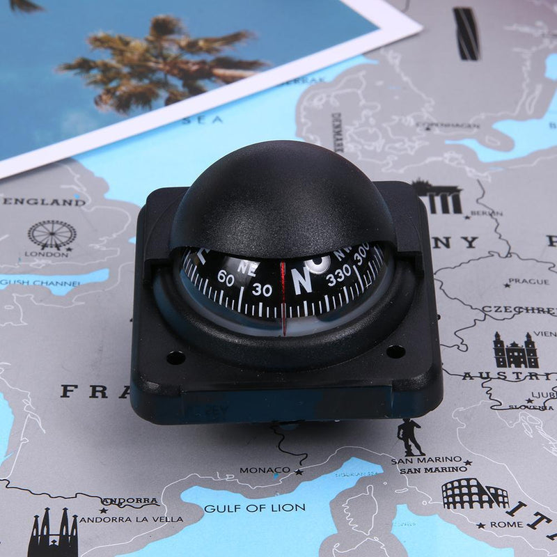 Adjustable Car Dashboard Navigation Compass Ball for Boat Marine Truck
