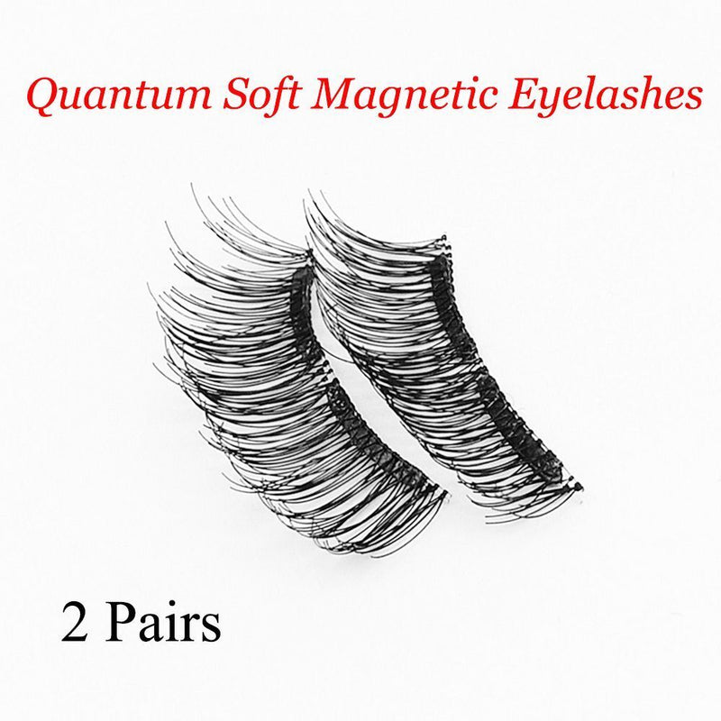 Quantum Soft Magnetic False Eyelashes 2 Seconds to Wear No Glue Need Eyelashes