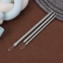Knitter Crochet Hook Nylon Wire Yarn Sewing Needles Knitting Needles Big Eye