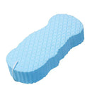 Soft Exfoliating Bathing Sponge Scrubber Exfoliating Massager Tool (Blue)