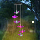 Wind Chimes Solar Lights Hanging Decorative Lamps Halloween Gifts for Home Yard