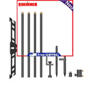 Light Pole Rack - Durable Aluminum Alloy Material Foldable Poles for Outdoor