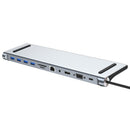 PD Charging Rj45 Ethernet 4K HDMI Docking Station USB Type-C Hub For Laptop PC