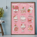 DIY Cross Stitch Full Embroidery Kit Menu Still Life Counted Home Decor (2)