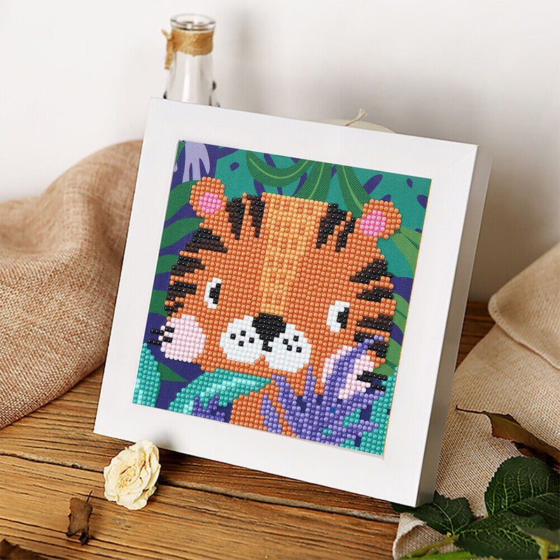 DIY Animals Rhinestone Drawing Part Special Shaped Drill Diamond Painting Craft