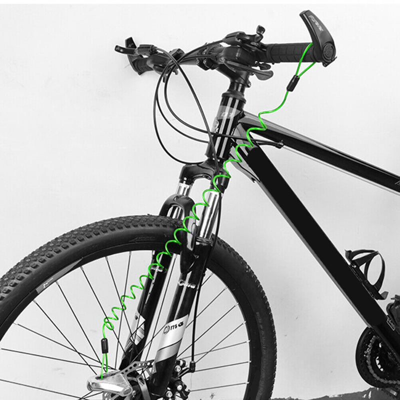 1.2m/4ft Bicycle Motorcycle Disc Lock Reminder Cable Bike Motorbike Accessori