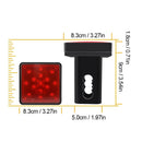 Warning Taillight 15LED Car Brake Light for Trailer Truck Pickup (Red) Newly