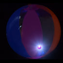 23cm LED Luminous Inflatable Beach Ball PVC Outdoor Summer Party Favors Poo