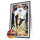 Mosaic 5D Diamond Painting DIY Elegant Noblewomen Full Round Drill Kit for Wa