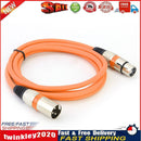 5.9ft DMX Stage DJ Cable  XLR 3Pin Male to Female Connector Wire (Orange) Newly