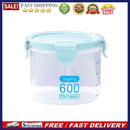 Transparent Beans Storage Box with Buckle Home Plastic Food Sealed Container