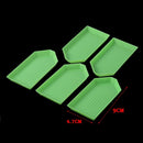 Needle Embroidery Square Green Tray Plate Plastic Point Drill Diamond Painting