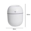 Ultrasonic Silent Air Humidifier Car Aroma Essential Oil Diffuser (White)