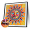 5D Part Special Shaped Drill Luminous Diamond Painting Sun God Art (GT104) Newly