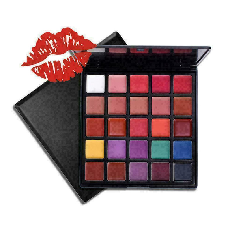 25 Colors Moistening Lipstick Palette Moisturizing Lip P8Z4 Gloss G5M7