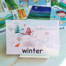 Picture Flash Card 12 pcs/ Set Toddler Kids Educational Learning Cards X5N4 F9A7
