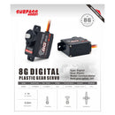 RC Plane Aircraft High Speed High Torque 8g Plastic Gear Digital Servo with Arm