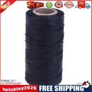 DIY 260m 150D/16 Flat Wax Line Thread Hand Stitching Sew Craft Tools(Black)