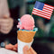 100pcs American Toothpick Flag - Vivid Bright Double-sided Printing Banner Decor