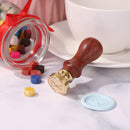 Wax Seal Stamp Pattern Retro Lacquer Seal Metal Head with Handle (FD05) Newly