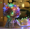 Year Christmas Fairy LED Decorative Light Outdoor String Lights Garland Lamp