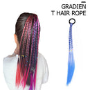 Girls Elastic Wig Hair Tie Ponytail Braider Children Twist Rope Hair Accessories