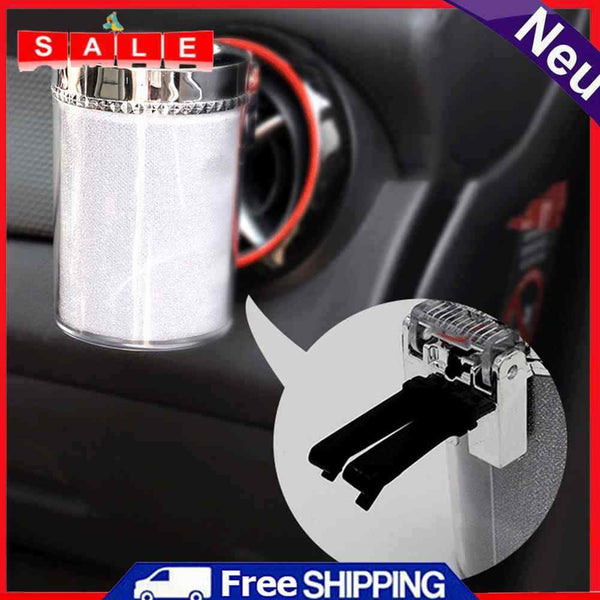 Car Ashtray Container with LED Lights Car Cigarette Car Ashtray Ha
