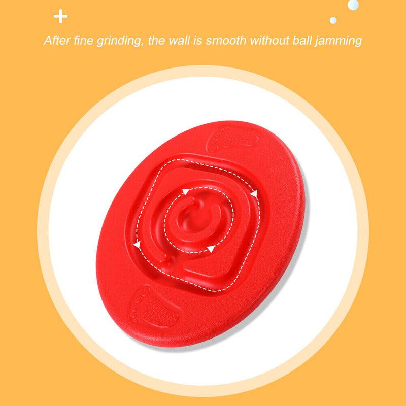 Kids Wobble Snail Balance Board with Non-Skid Surface Sport Toys (Red)