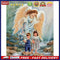 Angel Kid Oil Paint by Numbers Hand Painted Frameless Picture Home Ornament K