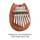 Mini Sapele Plate Kalimba Musical Instrument Beginners Finger Piano Mbira Sanza