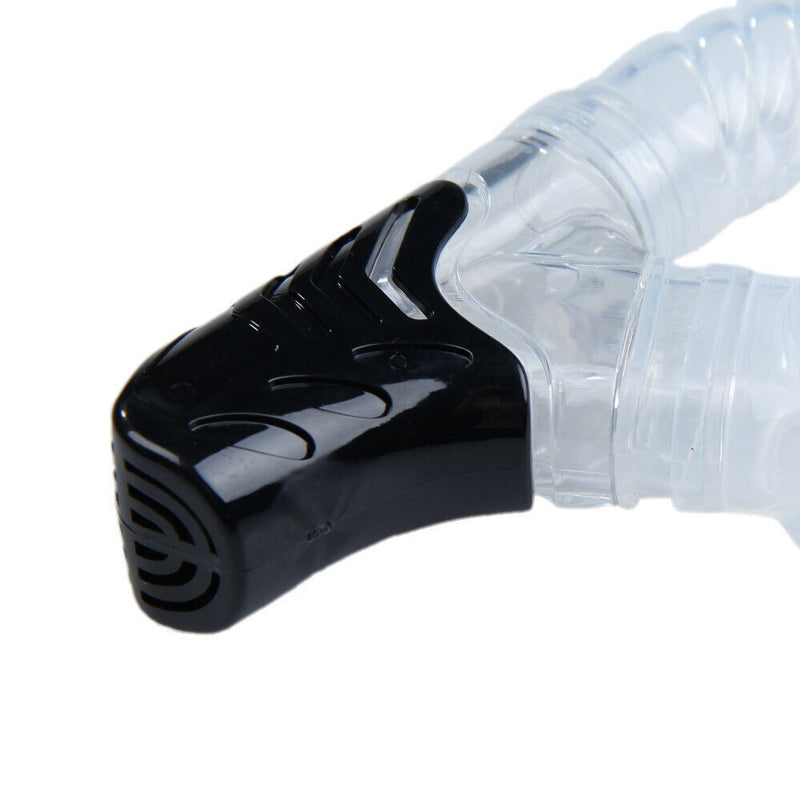 Swimming Diving Breathing Tube Snorkeling Silicon Pipe Underwater Black
