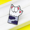 Cartoon Cat Paw Enamel Pin Lapel Brooch Collar Badges Jewelry (Style 3)