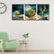 Canvas Paint By Numbers Golden Deer 3 Panel Oil Hand Painted Home Drawing Kit