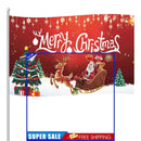 Christmas Flag - Durable Holiday Flag for Xmas Party Yard Indoor Outdoor Decor