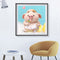 5D DIY Full Drill Diamond Painting Yummy Cartoon Pig Cross Stitch Embroidery Kit