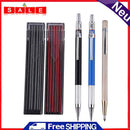 Carpenter Pencils with Marker Pen 24 Refills Woodworker Carbide Scriber Tool