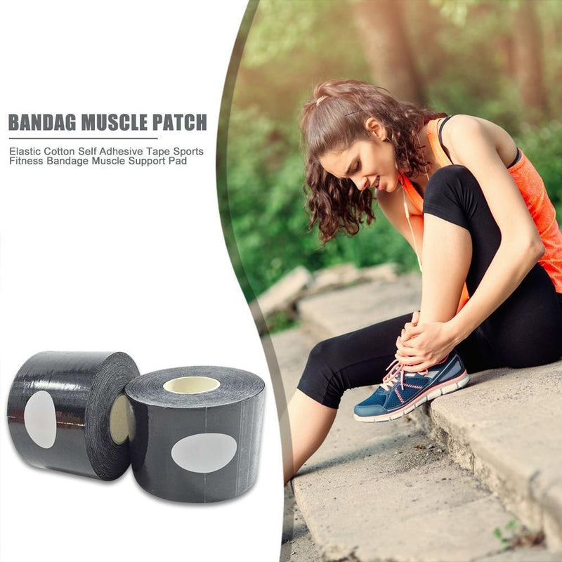 Elastic Self Adhesive Wrap Tape Sports Gym Fitness Bandage Muscle Injury Supp