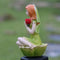 Solar Flower Fairy Light Outdoor Pixie Lawn Stake Lamp Garden Decor (Green)
