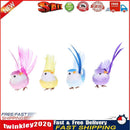 4pcs Artificial Foam Feather Bird DIY Party Crafts Ornament Props(Bundle) Newly