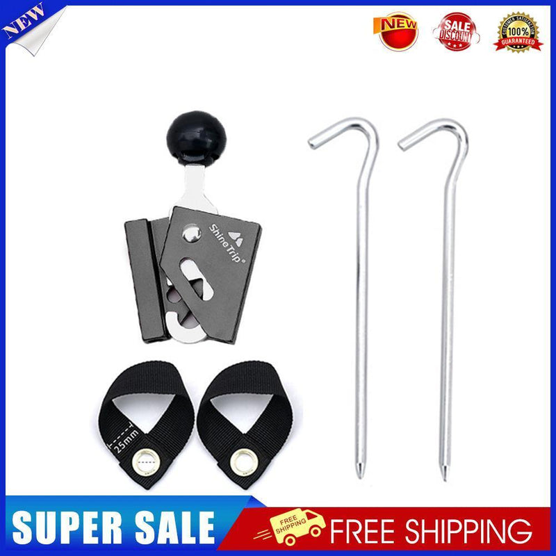 Tent Canopy Strut Pole Thimble Adjustable Top Support Connector (Black1set)