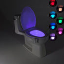 LED Toilet Nightlight 8 Colors Automatic Body Motion Sensor Bath Seat Lamp Newly