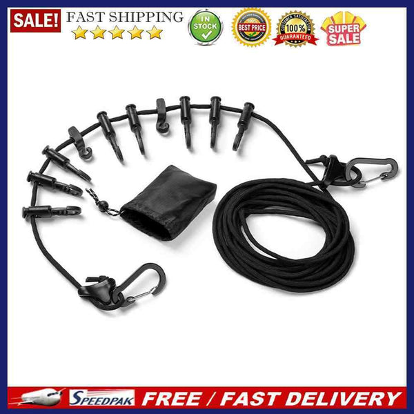 Outdoor Tent Rope Lanyard Portable Camping Anti-slip Binding Belt Clothesli