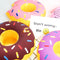 Inflatable Drink Cup Holder Donut Float Pool Party Water Coaster (Purple)