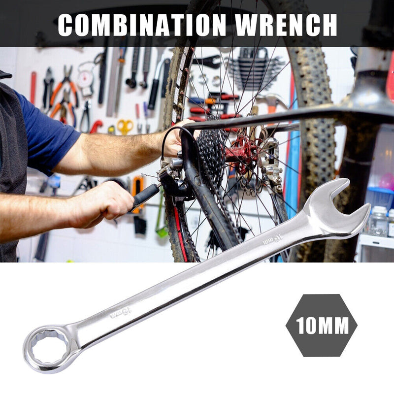 10mm Dual Use Wrench Ratchet Handle Wrench Opening Plum Blossom Spanner